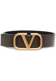 Versace La Greca leather belt - Nero