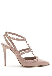 SCARPIN ROCKSTUD EM COURO