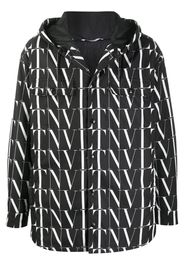VLTN pattern hooded jacket