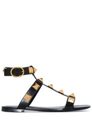 Valentino Garavani Roman Stud leather sandals - Nero