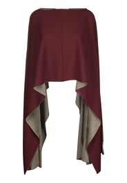 draped cropped poncho