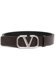 Valentino Garavani VLOGO buckle belt - Marrone