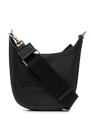 Valentino Garavani small logo-embossed shoulder bag - Nero