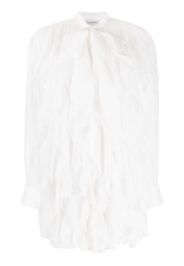 Valentino Blusa semi trasparente - Bianco