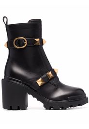 Valentino Garavani Stivaletti Roman Stud - Nero