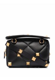 Valentino Garavani Clutch Rockstud con decorazione - Nero