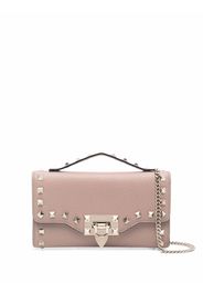 Valentino Garavani Borsa a tracolla Rockstud - Rosa