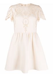 Valentino broderie anglaise dress - Toni neutri