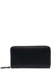 Valentino Garavani Vlogo plaque continental wallet - Nero