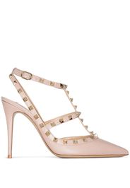 Valentino Garavani VALENTINO ROCKSTUD 100 HH PMP ANKL STRP - Toni neutri