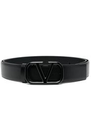 Valentino Garavani VLOGO leather belt - Nero