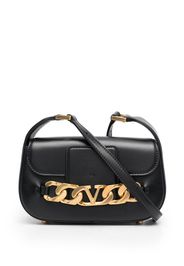 Valentino Garavani VLogo leather crossbody bag - Nero