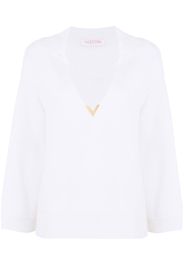 Valentino VGold detail jumper - Bianco