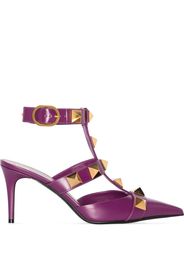 Valentino Garavani Pumps con borchie Roman 80mm - PRUNE