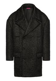 Valentino drop-shoulder double-breasted coat - Nero