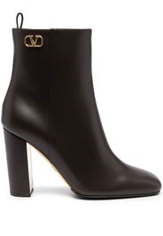 Valentino Garavani 110mm VLogo ankle boots - Marrone