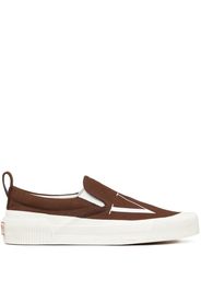 Valentino Garavani Sneakers senza lacci VLTN - Marrone