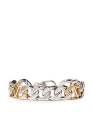 Valentino Garavani VLogo curb chain bracelet - Argento