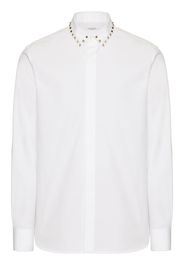 Valentino Camicia con decorazione Rockstud - Bianco