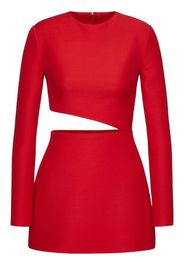 Valentino Abito corto con dettaglio cut-out - Rosso