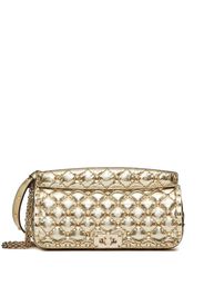 Valentino Garavani Rockstud Spike quilted shoulder bag - Oro