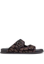 Valentino Garavani Sandali slides VLOGO - Marrone