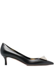 Valentino Garavani One Stud 40mm leather pumps - Nero