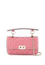 Valentino Garavani Rockstud leather shoulder bag - Rosa