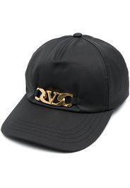 Valentino VLogo logo-plaque baseball cap - Nero