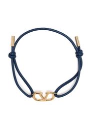 Valentino Garavani Bracciale VLOGO Signature in pelle - Blu