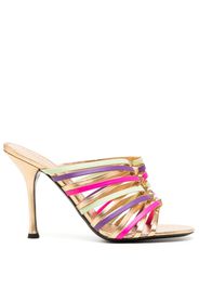 Valentino Garavani strappy 100mm stiletto mules - Rosa