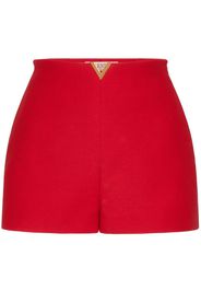 Valentino Garavani Crepe Couture short shorts - Rosso