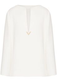 Valentino Garavani VGold silk blouse - Bianco