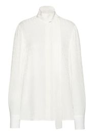 Valentino Garavani Camicia VLOGO jacquard - Bianco