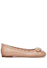 Valentino Garavani Ballerine Rockstud in pelle - Rosa