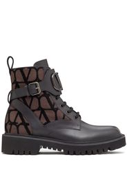 Valentino Garavani Toile Iconographe ankle boots - Nero