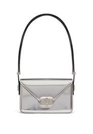 Valentino Garavani small Letter mirrored shoulder bag - Argento