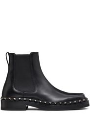 Valentino Garavani Stivali Chelsea Rockstud - Nero