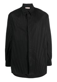 Valentino Garavani pleated long-sleeve shirt - Nero