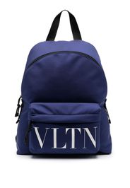 Valentino Garavani logo-print backpack - Blu