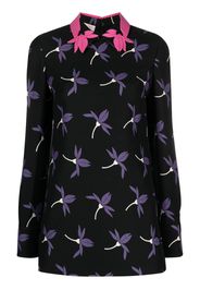 Valentino Garavani Camicia Fairy Flowers con stampa - Nero