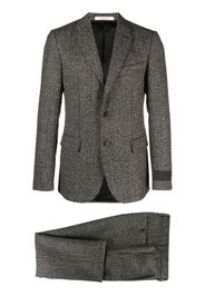 Valentino Garavani tweed tailored single-breasted suit - Grigio