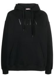 Valentino Garavani logo-print cotton hoodie - Nero