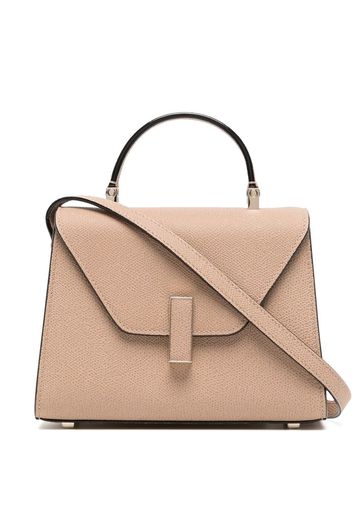 Valextra tonal plaque crossbody bag - Marrone