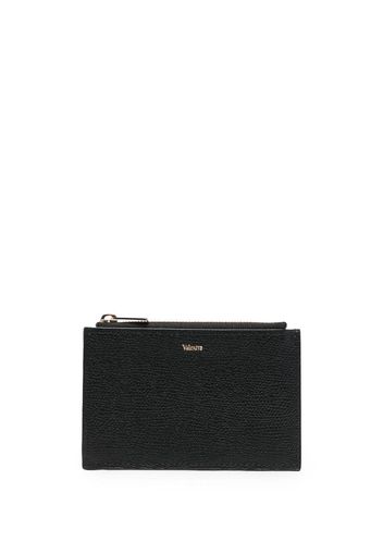 Valextra logo cardholder wallet - Nero