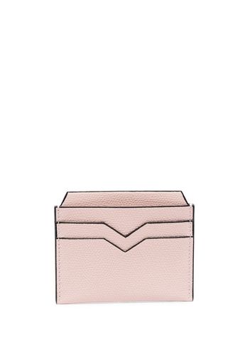 Valextra leather cardholder - Rosa