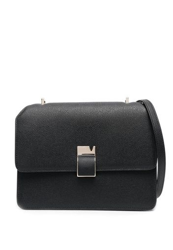 Valextra pebble-texture leather shoulder bag - Nero