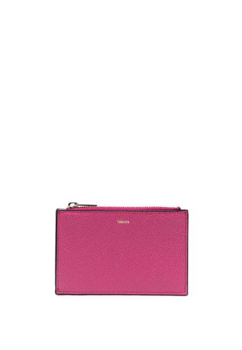 Valextra logo-print cardholder - Rosa