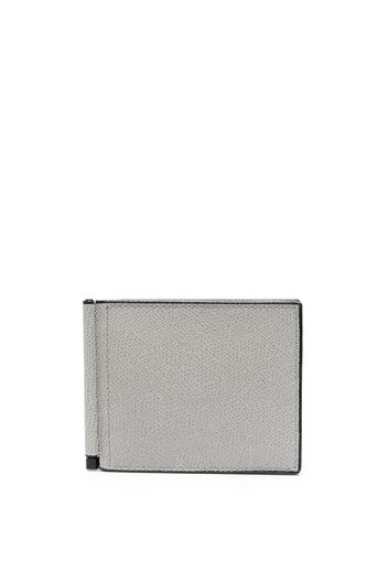 Valextra Portafoglio Simple Grip bi-fold - Grigio