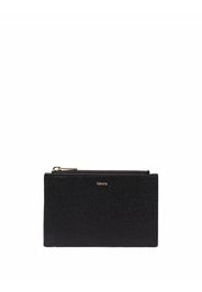 Valextra zip-up leather wallet - Nero